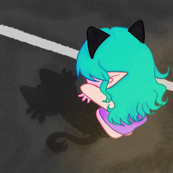 Chibi full with dificult background