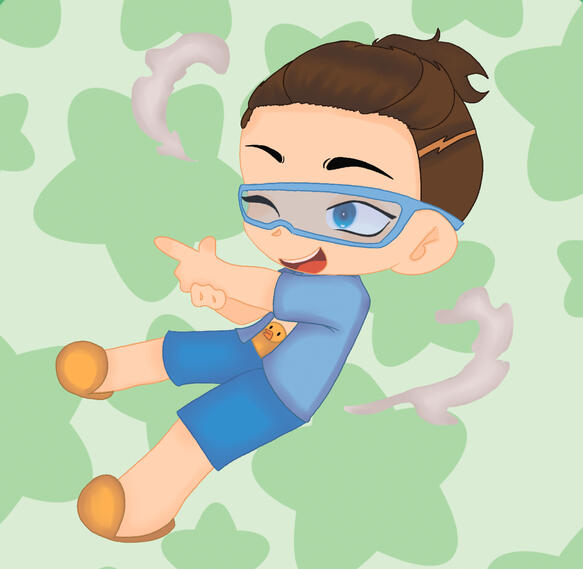 Chibi full with easy background